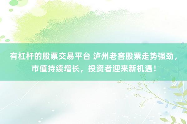 有杠杆的股票交易平台 泸州老窖股票走势强劲，市值持续增长，投资者迎来新机遇！