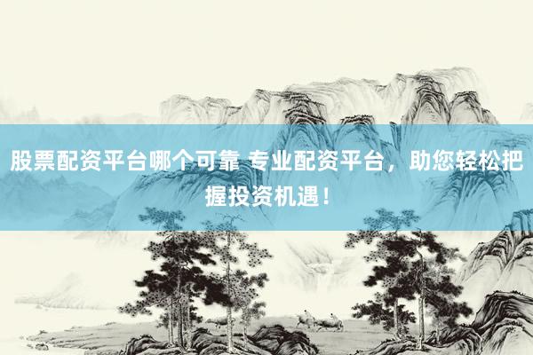 股票配资平台哪个可靠 专业配资平台，助您轻松把握投资机遇！
