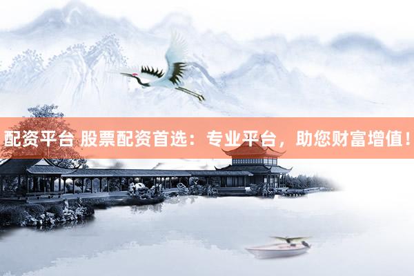 配资平台 股票配资首选：专业平台，助您财富增值！